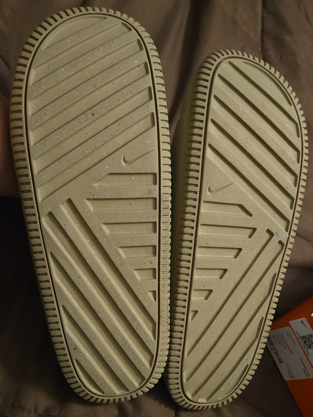 Nike Calm Slide Sandals in Taupe.  Size 10 NEW WITH TAGS.